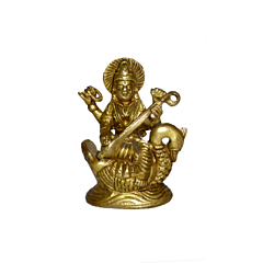 Brass Sarasvati Devi Idol KBH01225