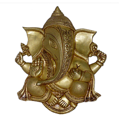 Brass Ganesha Wall Hanging KBH01235