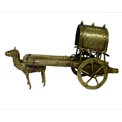 Brass Camel Carts Medium Decorative Piece KBH01311