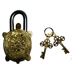 Brass Tortoise Lock KBH01345