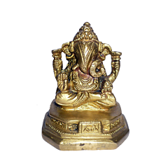 Brass Dagdu Ganesha Idol KBH01381