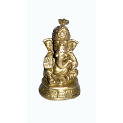 Brass Turban Ganesha Idol KBH01384