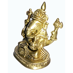 Brass Small Ganesha Idol KBH01390