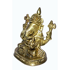Brass Small Ganesha Idol KBH01390