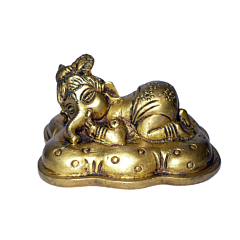 Brass Bal Ganesha Small Idol KBH01394