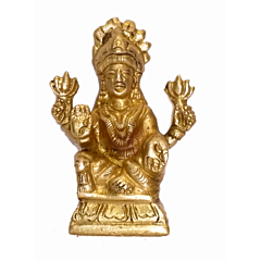 Brass Laxmi Sitting Idol KBH01506