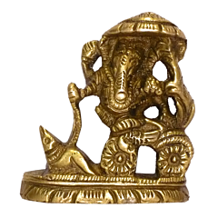 Brass Ganesha Rath Idol KBH01512