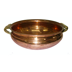 Copper & Brass Decorative Bowl Mid Size 12 Inch KBH01660