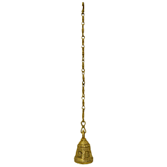 Brass Hanging Bell with Chain KBH02842