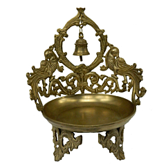 Brass Peacock Urli Mid KBH02875