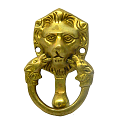 Brass Lion Door Knocker KBH03201
