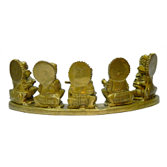Brass Ganesha Musical Set KBH03364