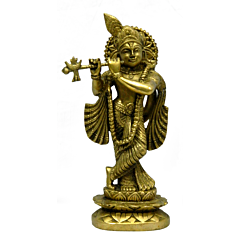 Brass Krishna Idol KBH03882