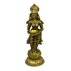 Brass Deep Lady Statue KBH03901
