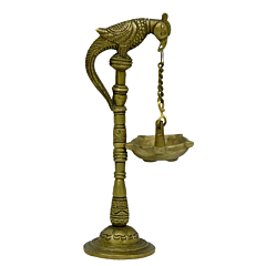 Brass Peacock Hanging Divi KBH03923