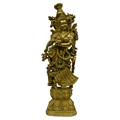 Brass Radha Statue Idol KBH03926