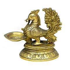 Brass Peacock Divi KBH04003