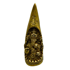 Brass Ganesh on Teeth Idol KBH04198