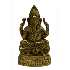 Brass Ganesh Idol KBH04210
