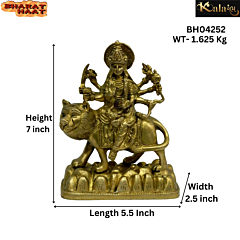 Brass Ambe Maa 7 Inch KBH04252