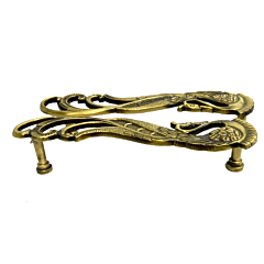 Brass Peacock Door Handle KBH04369