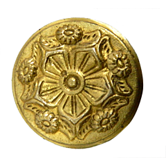 Brass Flower Door Designer KBH04383