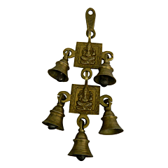 Brass Ganesh Bell Hanging KBH04412