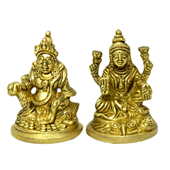 Brass Kuber Laxmi Idol KBH04479