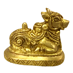 Brass Nandi Statue Idol KBH04516