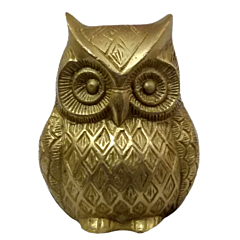 Brass Big Owl Figurine KBH04536