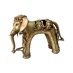 Brass Decorative Elephant Showpiece KBH04675