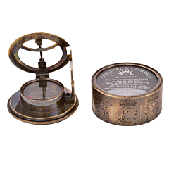 Brass Sun Dial & Compass KBH04925