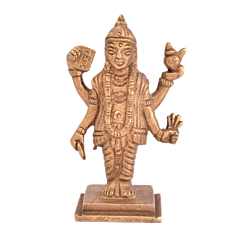 Brass Dhanvantri Small Statue Idol KBH04987