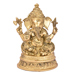 Brass 8 Vinayak Ganesh Statue Idol KBH05000
