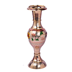 Brass Colour Design Medium Flower Pot KBH05021