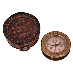 Brass Compass with Magnifying Glass KBH05055