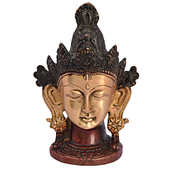 Brass Gautam Buddha Face KBH05096