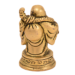 Brass Laughing Buddha Medium Statue Idol KBH05146