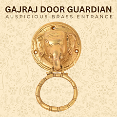 Brass Elepanth face Door Noker  KBH05174