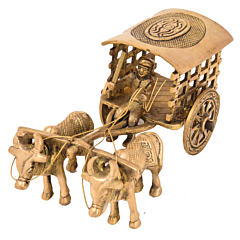 Brass Ox Cart Showpiece KBH05180 