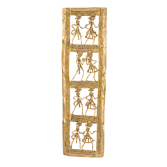 Brass Male,Female Wall Hanging Mid Bastar Art KBH05208