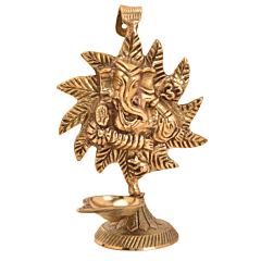 Brass Ganesh Raman Diya KBH05229