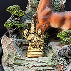 Brass Shiv Parivar 2 Inch KBH05299