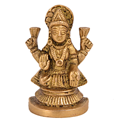 Brass Laxmi Small Idol KBH05301
