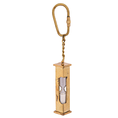 Brass Sand Timer Keychain KBH05353