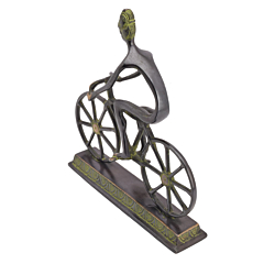 Brass Bicycle Lady Black Finish KBH05478