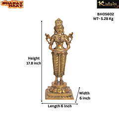 Brass Deep Lady or Oil Lamp with Fine Finish KBH05602