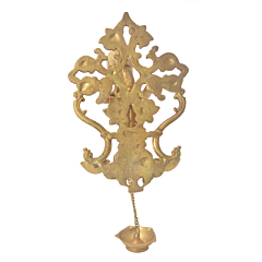 Brass Peacock with Hanging Divi KBH05702