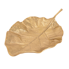 Brass Big Leaf 13 Inch KBH05867