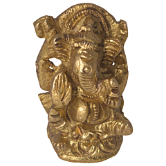 Brass Sitting Ganesh Idol KBH05873